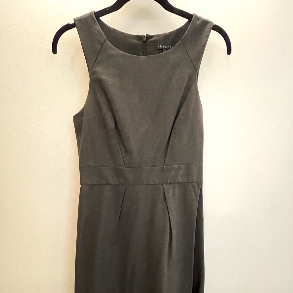 Theory Shift Dress, Charcoal - Size 2